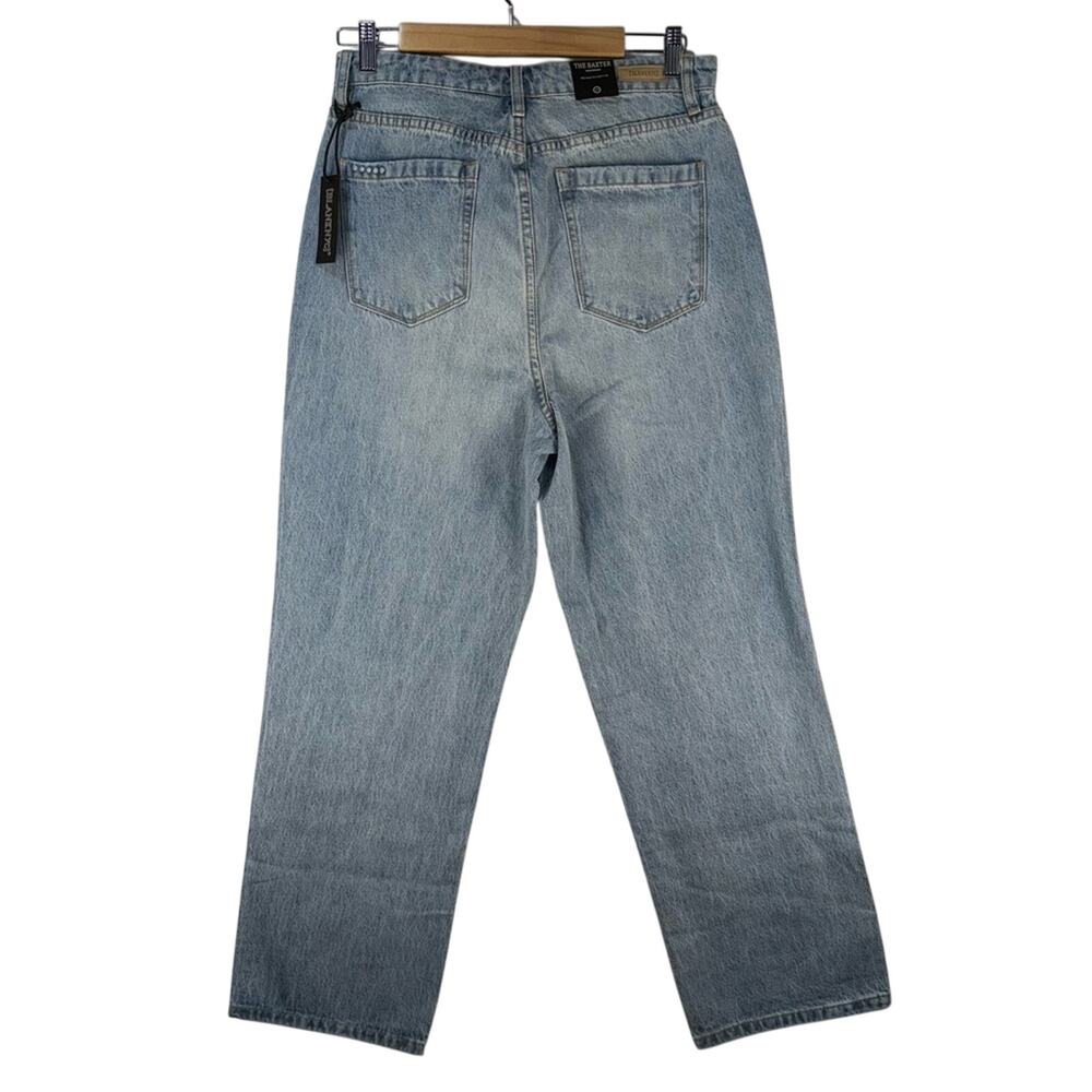 Blank NYC The Baxter Denim Jeans Light Wash Women’s Size 6 Ribcage Straight Leg - Picture 3 of 8